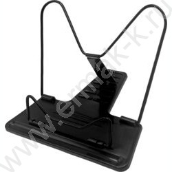 Подставка д/книг метал. с держателем для ручки с металлическим лепестком /черная NEW | Фото 1