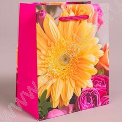 Пакет подарочный бумажный 12*15см Женский микс NEW | Фото 3