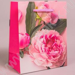 Пакет подарочный бумажный 12*15см Женский микс NEW | Фото 5