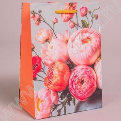 Пакет подарочный бумажный 14*20см Женский микс NEW | Фото 5