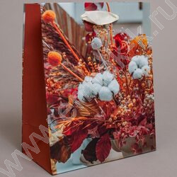 Пакет подарочный бумажный 18*23см Женский микс NEW | Фото 4