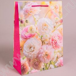 Пакет подарочный бумажный 22*31см Женский микс NEW | Фото 5