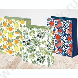 Пакет подарочный бумажный 22*31см Общий микс NEW | Фото 1