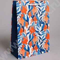 Пакет подарочный бумажный 22*31см Общий микс NEW | Фото 4