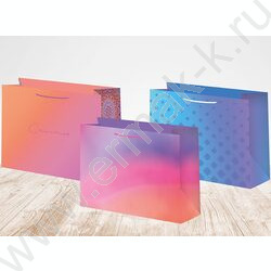 Пакет подарочный бумажный 23*18см Женский микс NEW | Фото 1