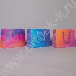 Пакет подарочный бумажный 23*18см Женский микс NEW | Фото 2