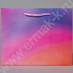 Пакет подарочный бумажный 23*18см Женский микс NEW | Фото 3