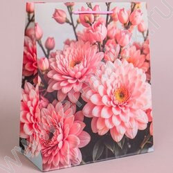 Пакет подарочный бумажный 26*32см Женский микс NEW | Фото 3