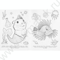 Раскраска А4 Подводное царство NEW | Фото 4