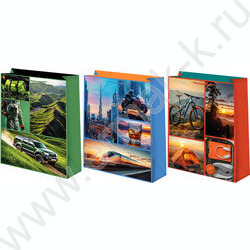 Пакет подарочный бумажный 33*45см Мужской микс NEW | Фото 1