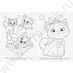 Раскраска А4 Котик Рыжик и его друзья NEW | Фото 3