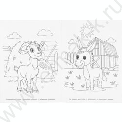 Раскраска А4 Прогулка по ферме NEW | Фото 5