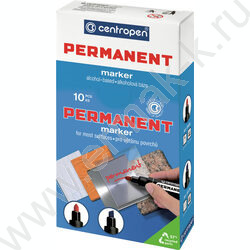 Маркер перм. /фиолетовый/ 2,5мм круг NEW | Фото 3