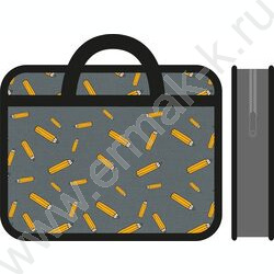 Папка д/тетрадей А4 пластик с ручками Карандаши NEW | Фото 1