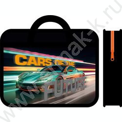 Папка д/тетрадей А4 пластик с ручками, широкая Машина будущего NEW | Фото 1