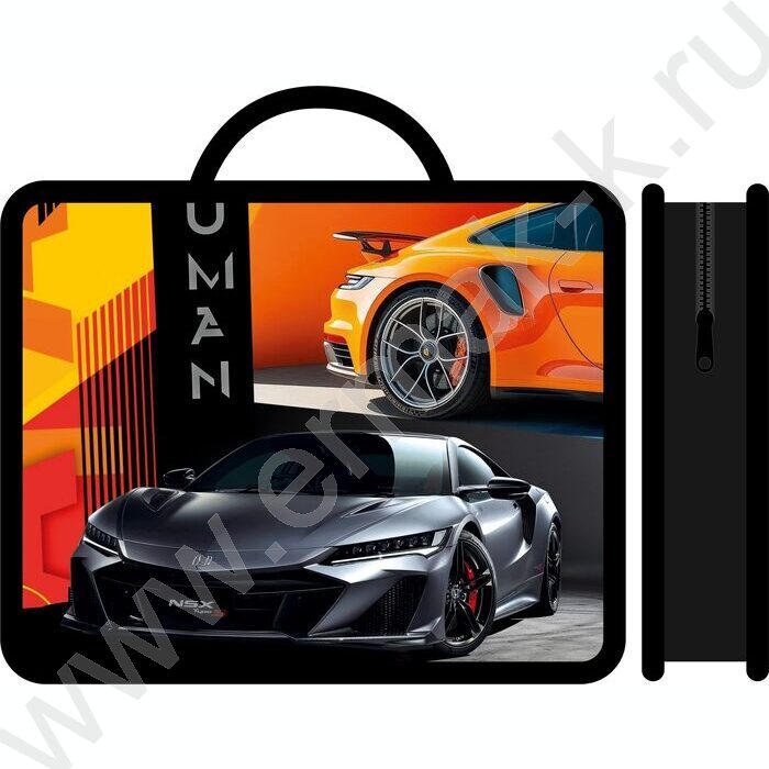 Папка д/тетрадей А4 пластик с ручками Sport car | Фото 1