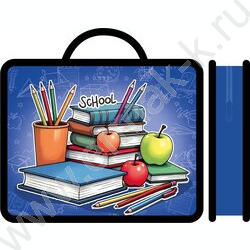 Папка д/тетрадей А4 пластик с ручками День знаний NEW | Фото 1