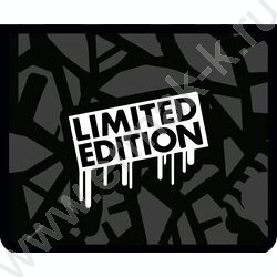 Папка д/тетрадей А5 пластик молния сверху, печать на картоне Black edition NEW | Фото 1