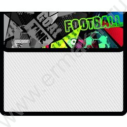 Папка д/тетрадей А5 пластик на липучке 2отд. Goal time NEW | Фото 1