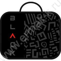 Папка школьника А4 ткань, широкая, с ручками+твердое дно "Black" NEW | Фото 1