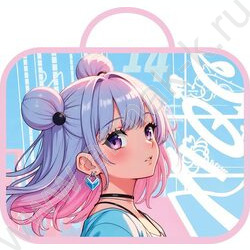 Папка школьника А4 ткань, широкая, с ручками+твердое дно "Дейзи" NEW | Фото 1