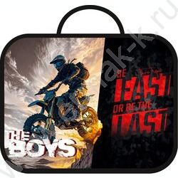 Папка школьника А4 ткань, широкая, с ручками+твердое дно "Самый быстрый" NEW | Фото 1