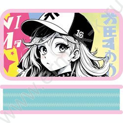 Пенал б/наполн. 2молнии 190*105мм Аниме девушка /большой, тканевый торец NEW | Фото 1