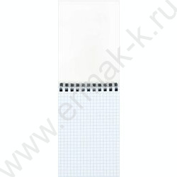 Блокнот  80л А6 спираль "Лапки" клетка/сплошной глянц.УФ-лак NEW | Фото 3