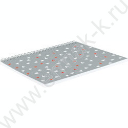 Блокнот  48л А5 спираль "Сердечки на сером" клетка/мат.лам. NEW | Фото 2