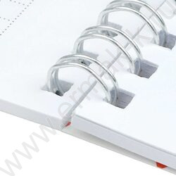 Блокнот  48л А5 спираль "Сердечки на сером" клетка/мат.лам. NEW | Фото 6