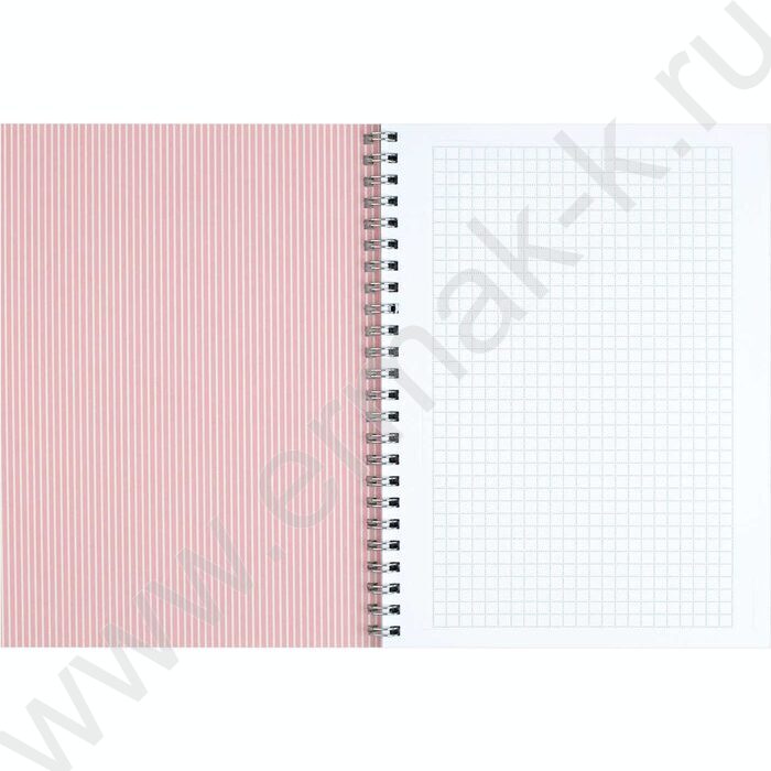 Блокнот  48л А5 спираль "Розовые птицы" клетка/мат.лам. | Фото 3