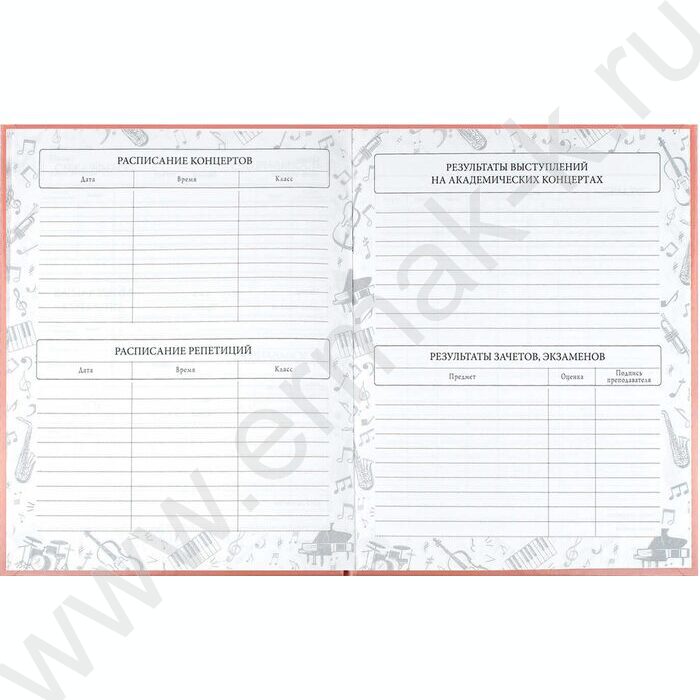 Дневник учащегося муз. школы /тв.обл. "Котёнок меломан"/фольга,глянец/ | Фото 5