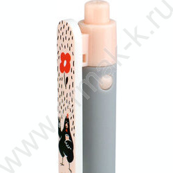 Ручка шар авт 0,7мм синяя Стильные курочки /софт-тач/ассорти/ NEW | Фото 5