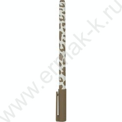 Ручка шар 0,5мм синяя Леопард бежевый /софт-тач/ | Фото 2