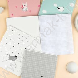 Тетрадь  48л клетка "Милые зверушки" /мат.лам/ ассорти NEW | Фото 7
