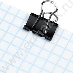 Зажим набор - 25шт "Зайка в шапочке" чёрный/ ПВХ-блистер на подложке NEW | Фото 3