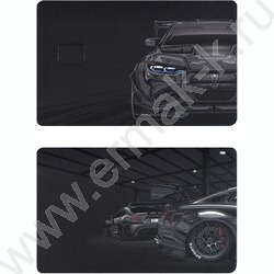 Наклейка на банковскую карту "Тачка" 2шт/86*54мм NEW | Фото 2