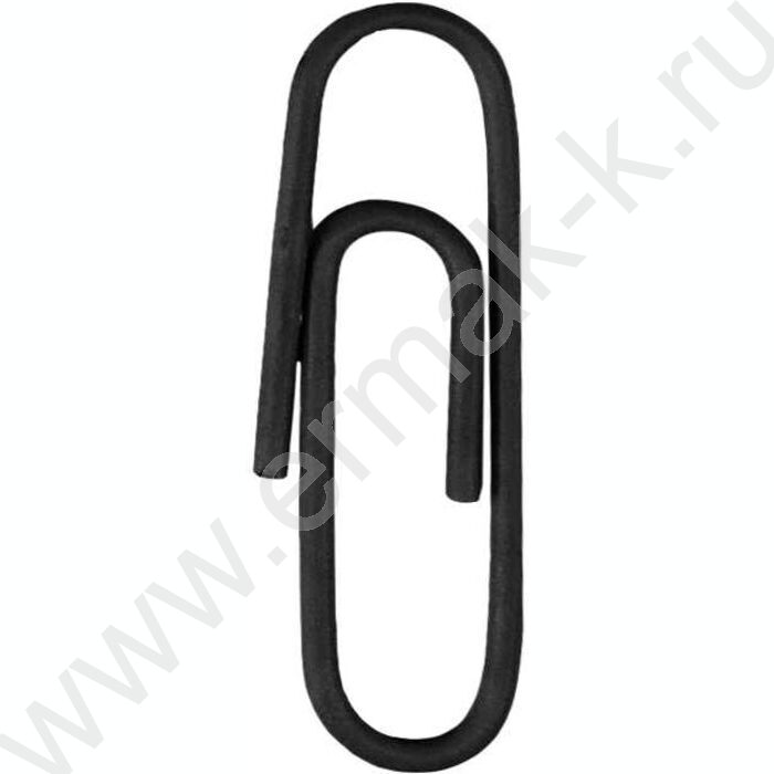 Скрепки 28мм /100шт черные "Чёрный котик" | Фото 2