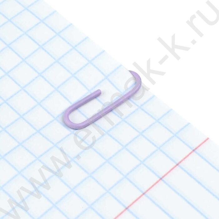 Скрепки 28мм /100шт сиреневые "Пионы" | Фото 3