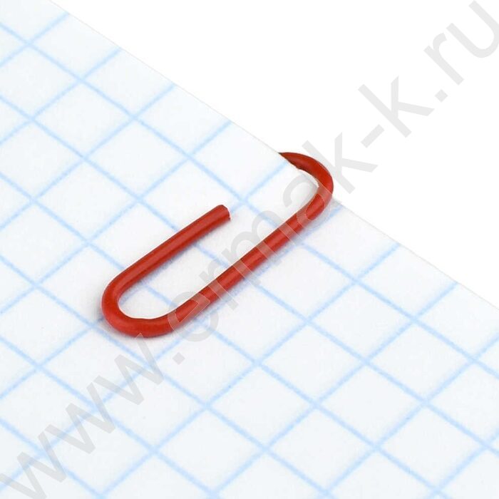 Скрепки 28мм / 40шт красные "Плюшевый мишка" /ПВХ-пакет с многоразовой струнной застёжкой (зип-л | Фото 3