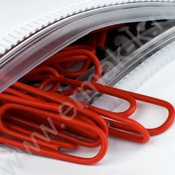 Скрепки 28мм / 40шт красные "Плюшевый мишка" /ПВХ-пакет с многоразовой струнной застёжкой (зип-л | Фото 4