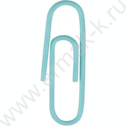 Скрепки 28мм / 40шт мятные "Котёнок в коробке" /ПВХ-пакет с многоразовой струнной застёжкой (зип NEW | Фото 2