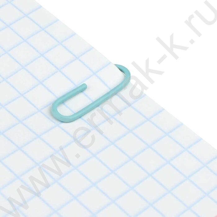 Скрепки 28мм / 40шт мятные "Котёнок в коробке" /ПВХ-пакет с многоразовой струнной застёжкой (зип | Фото 3