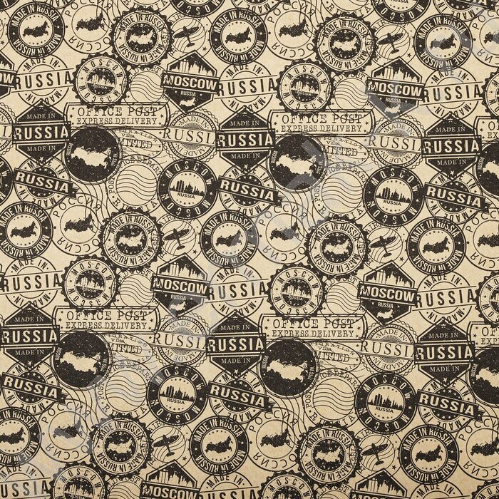 Бумага упаковочная  70*100см Kraft Unlimited 1л в рулоне / 10 дизайнов/ассорти | Фото 3