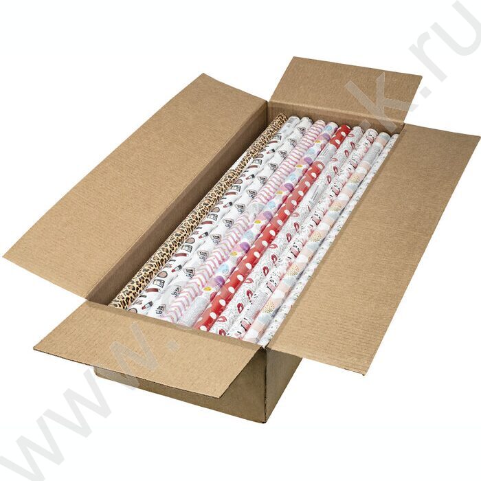 Бумага упаковочная  70*100см For Women 1л в рулоне / 10 дизайнов/ассорти | Фото 9