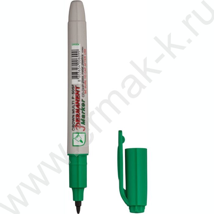 Маркер перм. /зеленый/ 1мм круг "Multi Marker Super Slim" | Фото 1