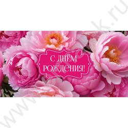 Конверт д/денег  85*165мм "С Днем рождения" NEW | Фото 1