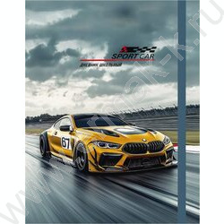 Дневник 1-11кл. /тв.обл./софт-тач с цв.резин, цв фон "Спортивный автомобиль-3" NEW | Фото 1