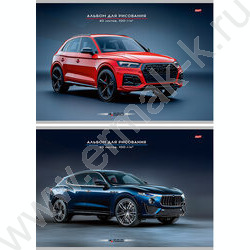 Альбом д/рисования 40л "Авто в городе-5" ассорти NEW | Фото 1