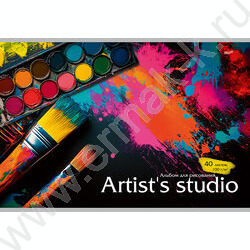 Альбом д/рисования 40л "Яркое творчество" ассорти NEW | Фото 3